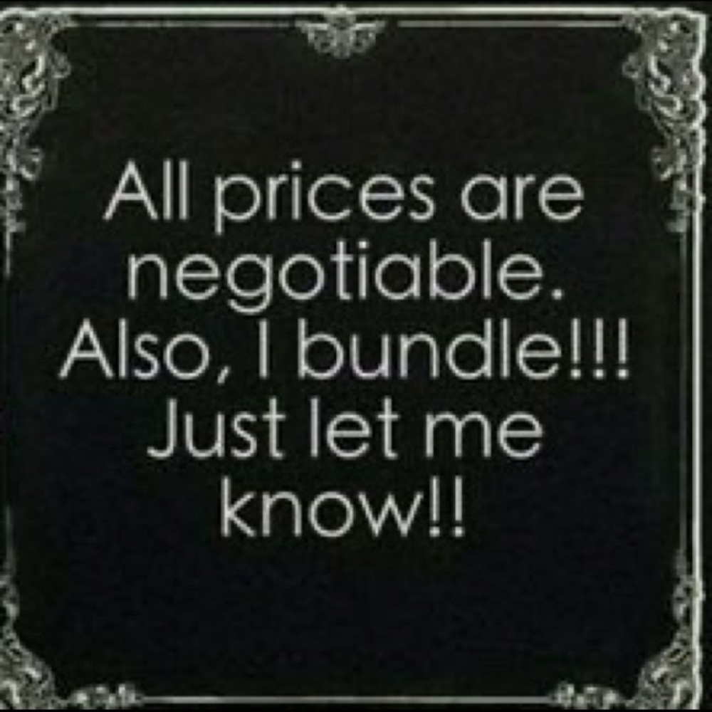 All Prices Are Negotiable!!!!